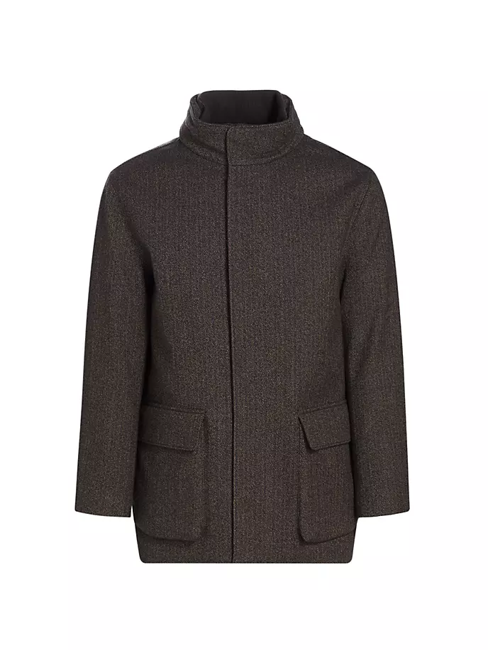 

Кашемировое автомобильное пальто Winter Voyager Loro Piana, черный