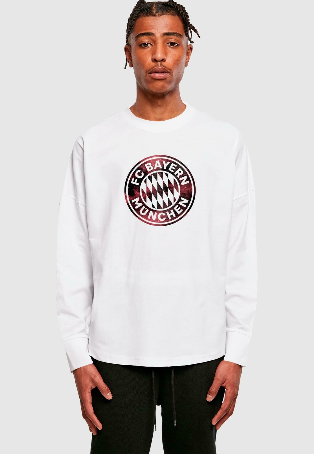 

Футболка с длинными рукавами Galaxy Logo FC Bayern München, белый