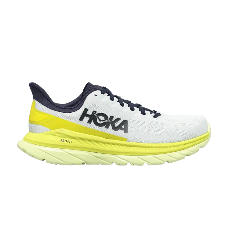 

Кроссовки HOKA Mach 4 'Blue Flower Citrus', белый