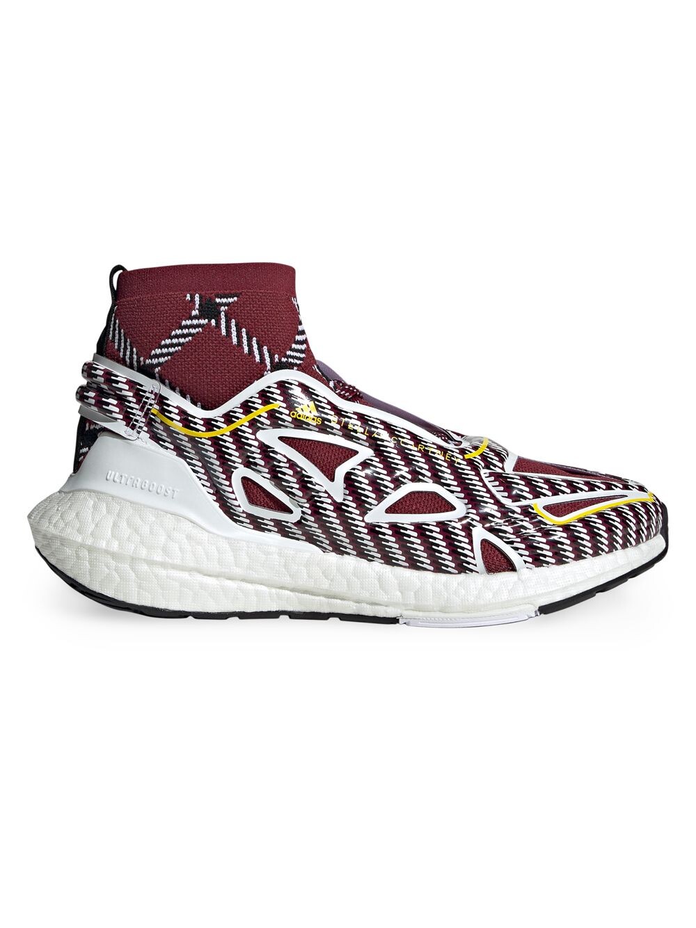 

Кроссовки ASMC Ultraboost 22 с завышенной талией adidas by Stella McCartney, бордовый, Красный
