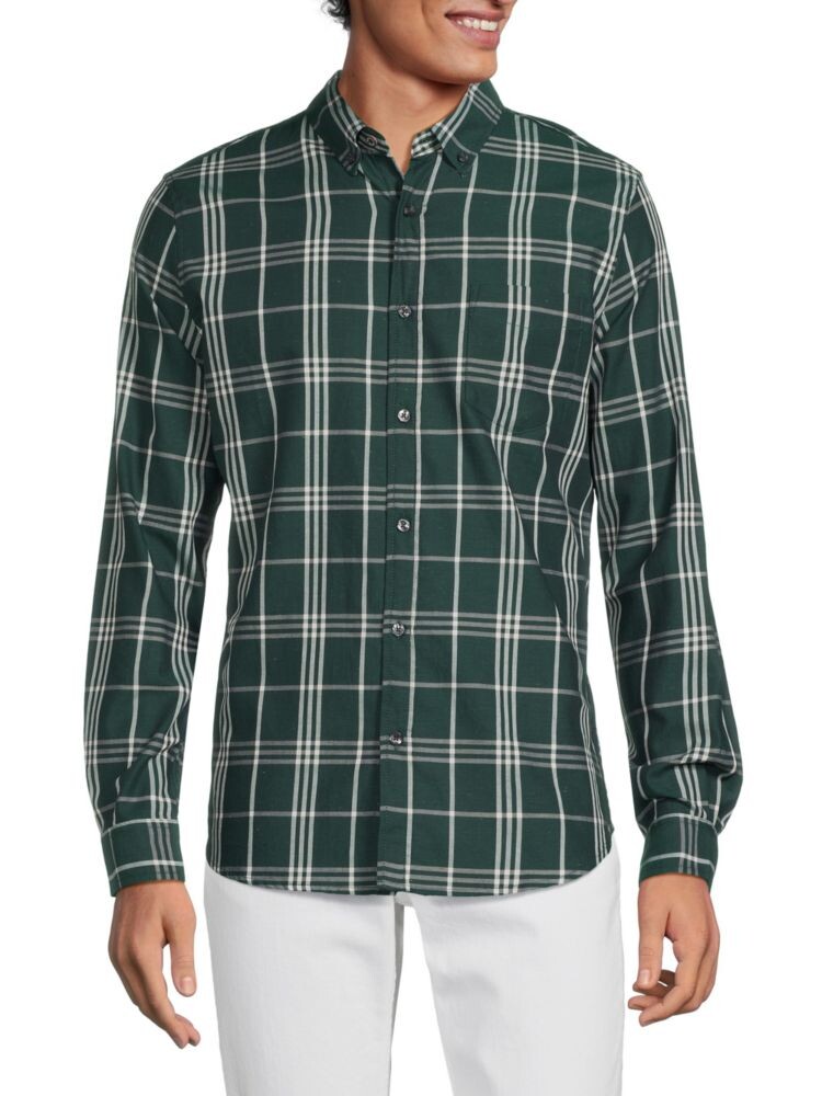 

Рубашка с воротником на пуговицах в клетку Ben Sherman, цвет Spruce Green