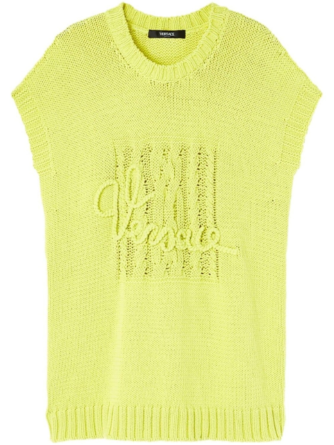 

Versace жилет с логотипом, желтый