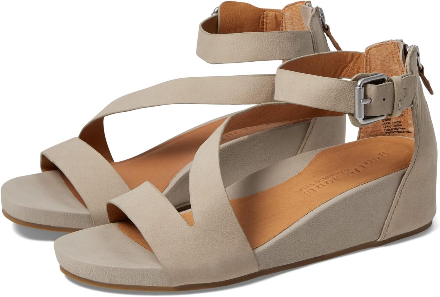 

Босоножки Gwen Gentle Souls by Kenneth Cole, цвет Mushroom Nubuck