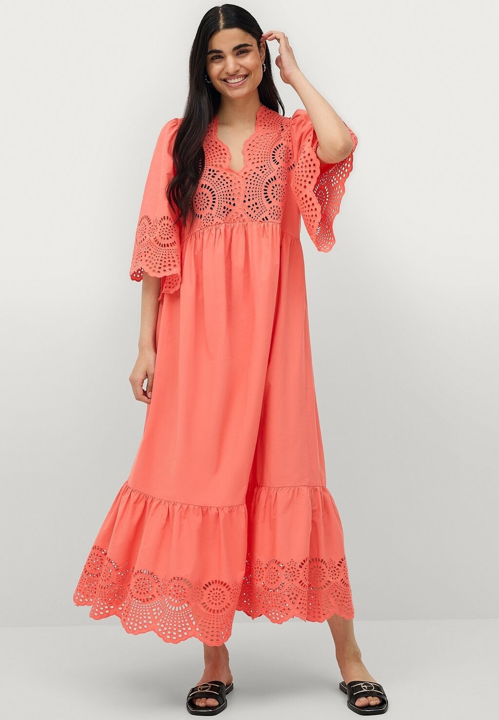

Платье макси Ellos Collection, цвет orange