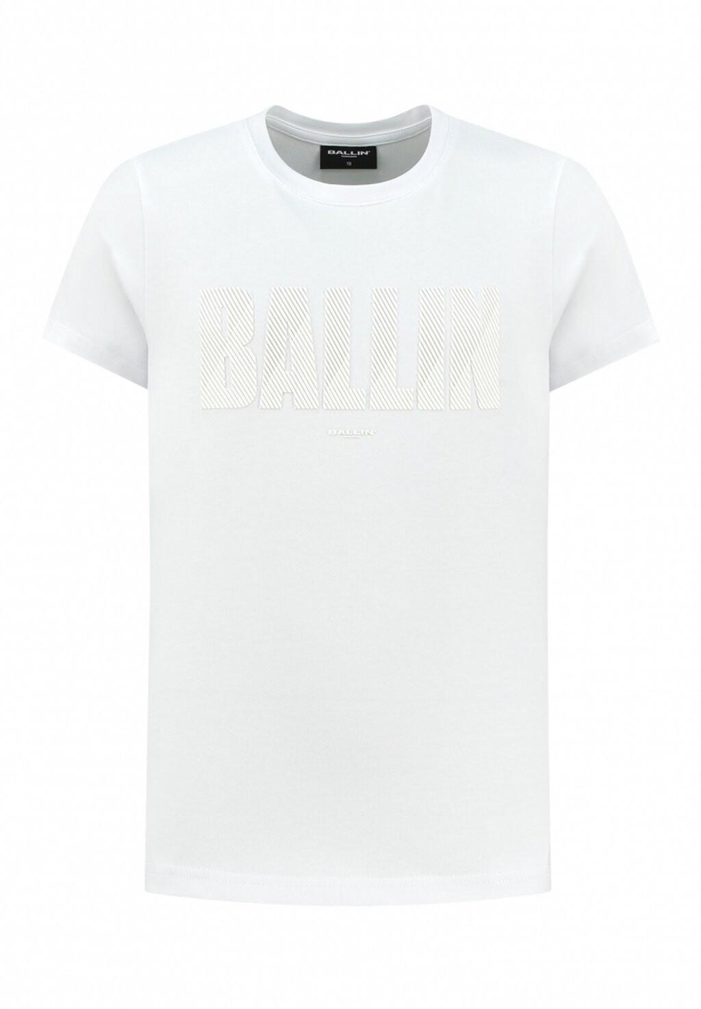 

Футболка с принтом SLIM FIT CREWNECK Ballin, цвет white