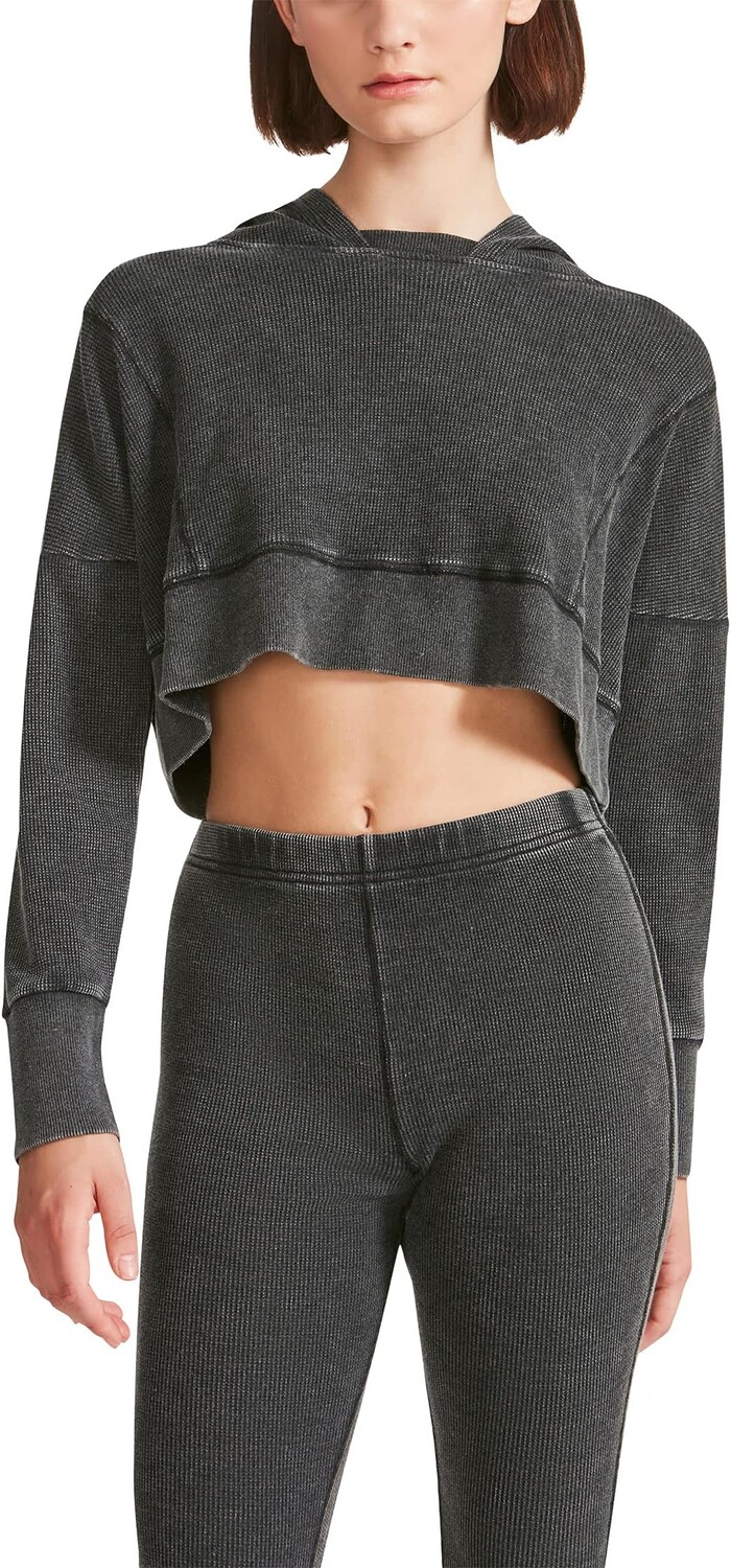 

Толстовка Madden Girl Mineral Wash Thermal, черный