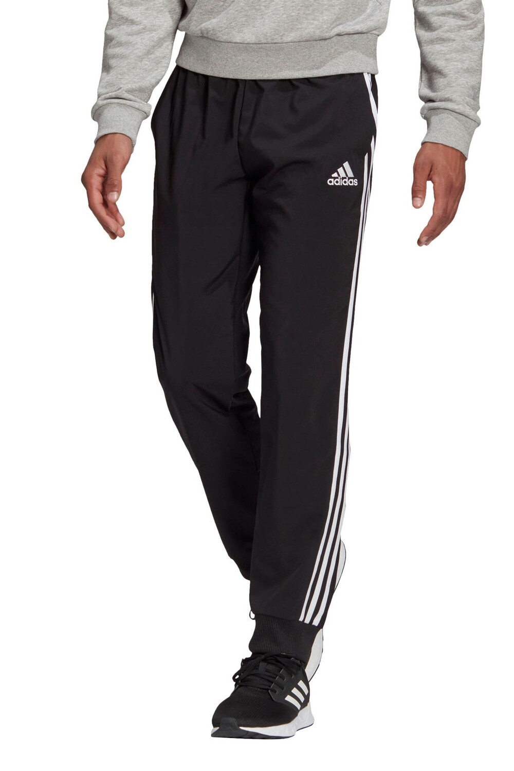 

Спортивная одежда AEROREADY Essentials с зауженными манжетами и тремя полосками adidas, черный