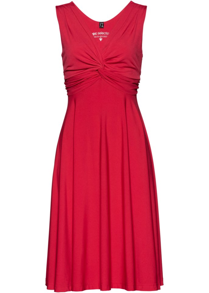 Платье-рубашка с v-образным вырезом Bpc Selection, красный юбка темная базовая 52 54 размер