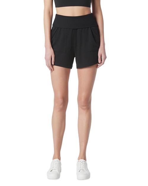 

Махровые шорты с отложной талией Marc New York, цвет Black