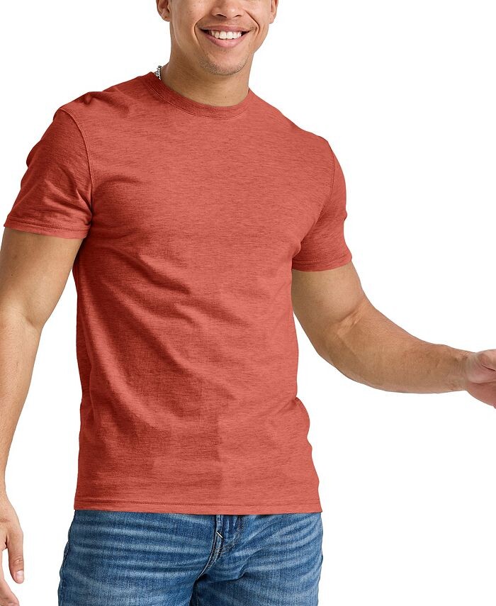 

Мужская футболка Originals Tri-Blend с короткими рукавами Hanes, цвет Red 2