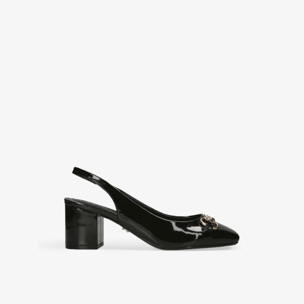 

Босоножки poise из лакированной кожи с пяткой на пятке Carvela, черный