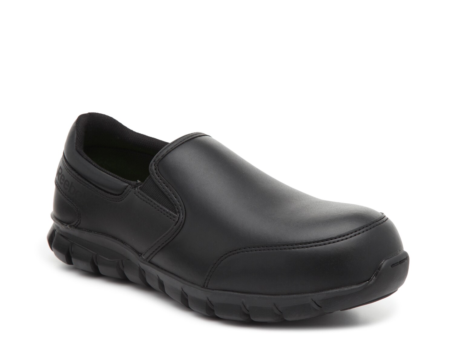 Кроссовки Reebok без шнуровки повседневные, черный кроссовки детские х б на нескользящей подошве без шнуровки