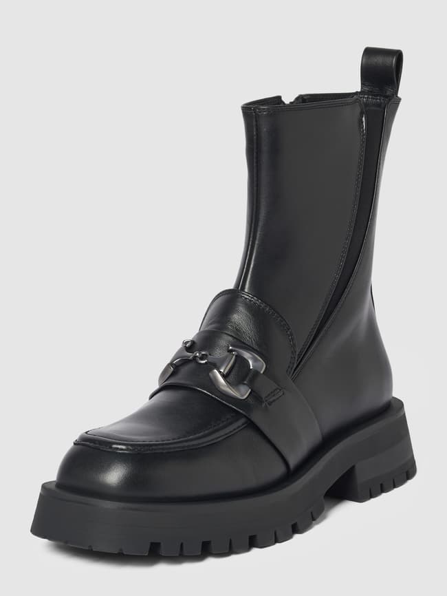 Кожаные ботинки Newd Tamaris, черный ботинки на блочном каблуке newd tamaris черный