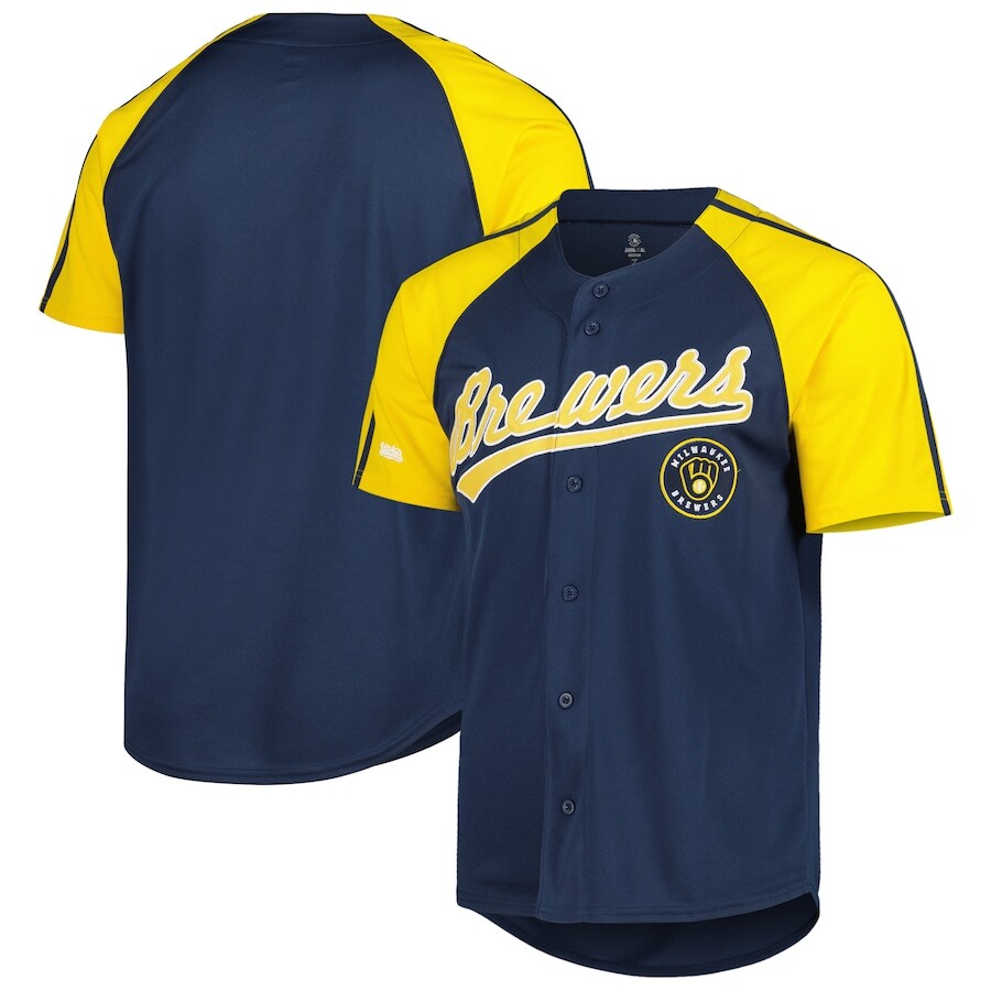 

Джерси Stitches Milwaukee Brewers, нави