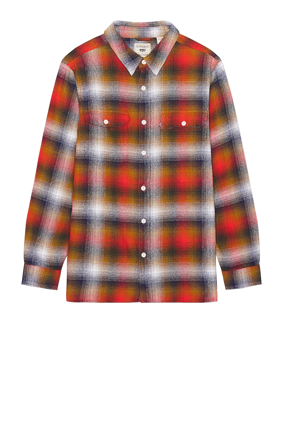 

Рубашка LEVI'S Jackson Worker, цвет Jonty Plaid Darkest Spruce