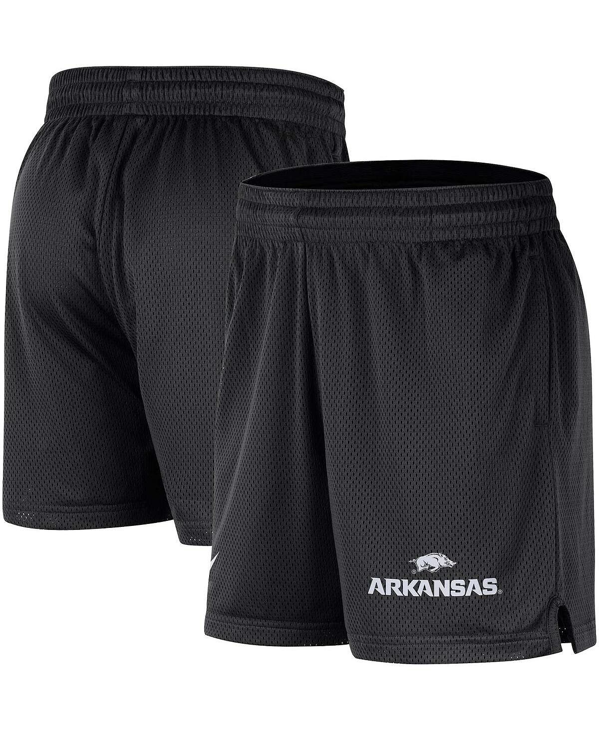 Мужские черные шорты Arkansas Razorbacks в сетку Performance Nike