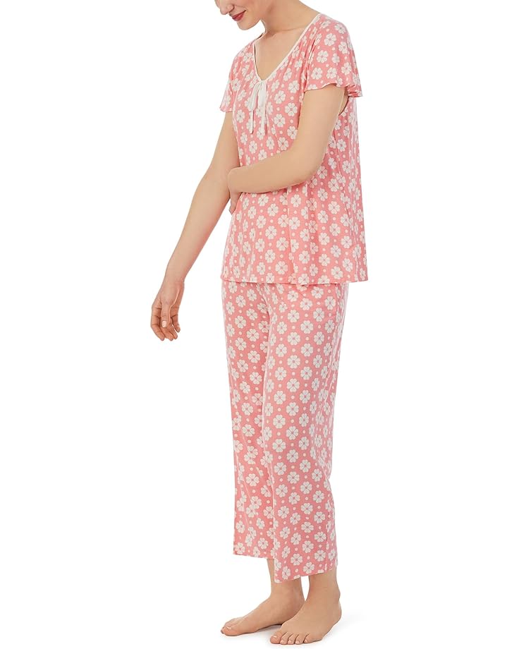 цена Пижамный комплект Kate Spade New York Short Sleeve Cropped PJ Set, цвет Spade Flower