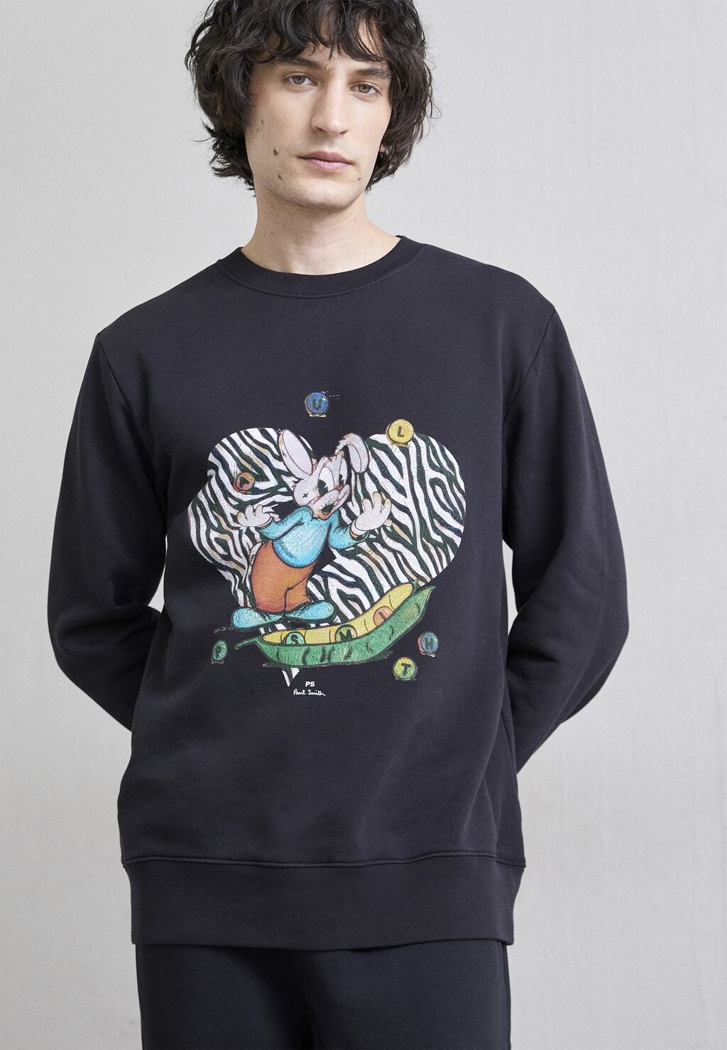 

Толстовка BUNNYHEART PS Paul Smith, черный