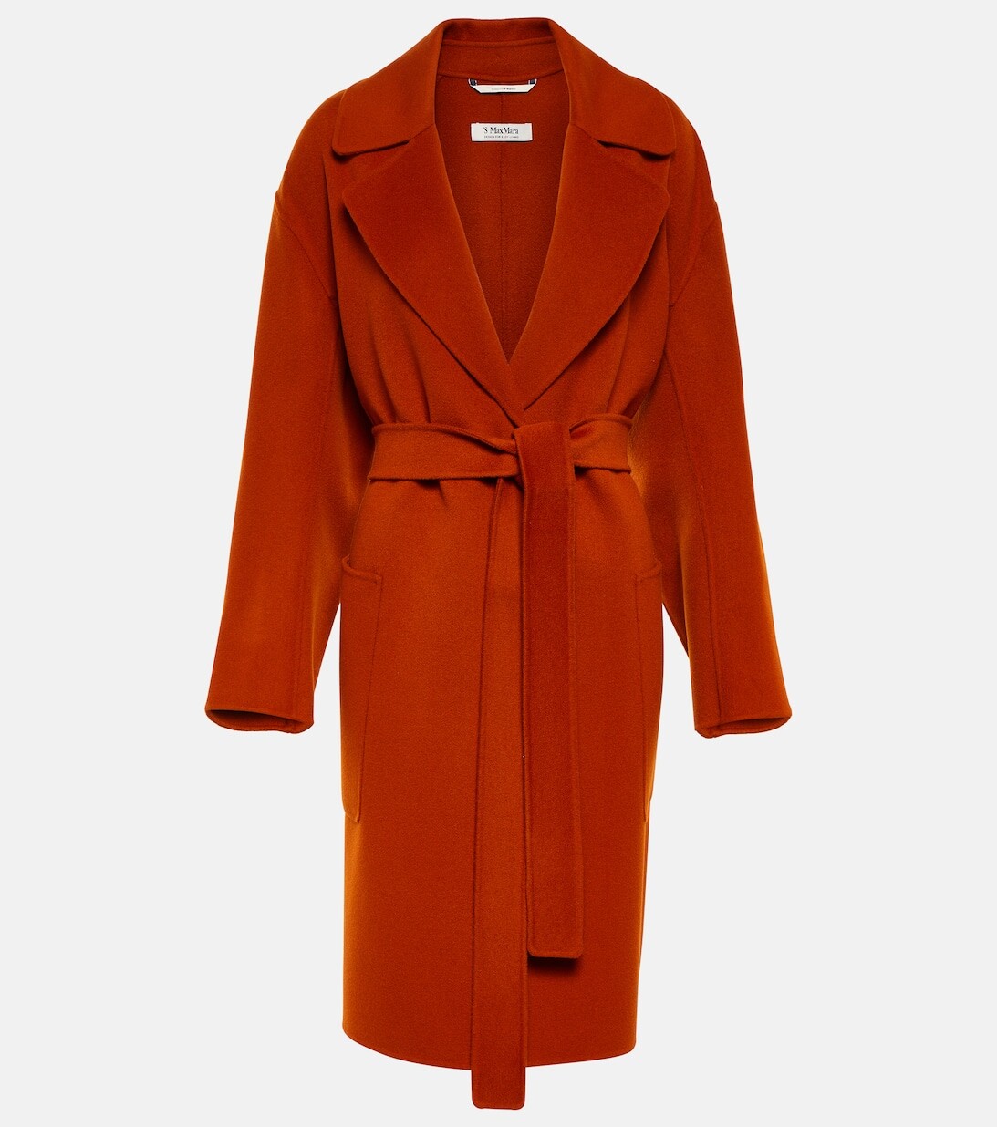 

Пальто Paris с поясом из натуральной шерсти 'S MAX MARA, оранжевый