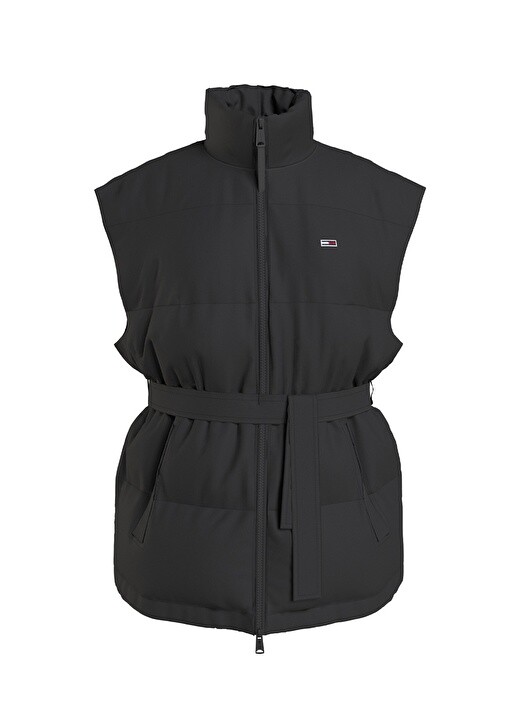 

Черное женское пальто Tommy Jeans, Черный