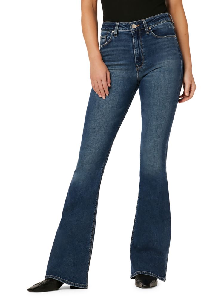 Расклешенные джинсы с высокой посадкой Holly Hudson, цвет Lotus