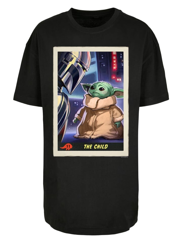 

Футболка F4NT4STIC Oversized Boyfriend Tee Star Wars The Child Card, черный