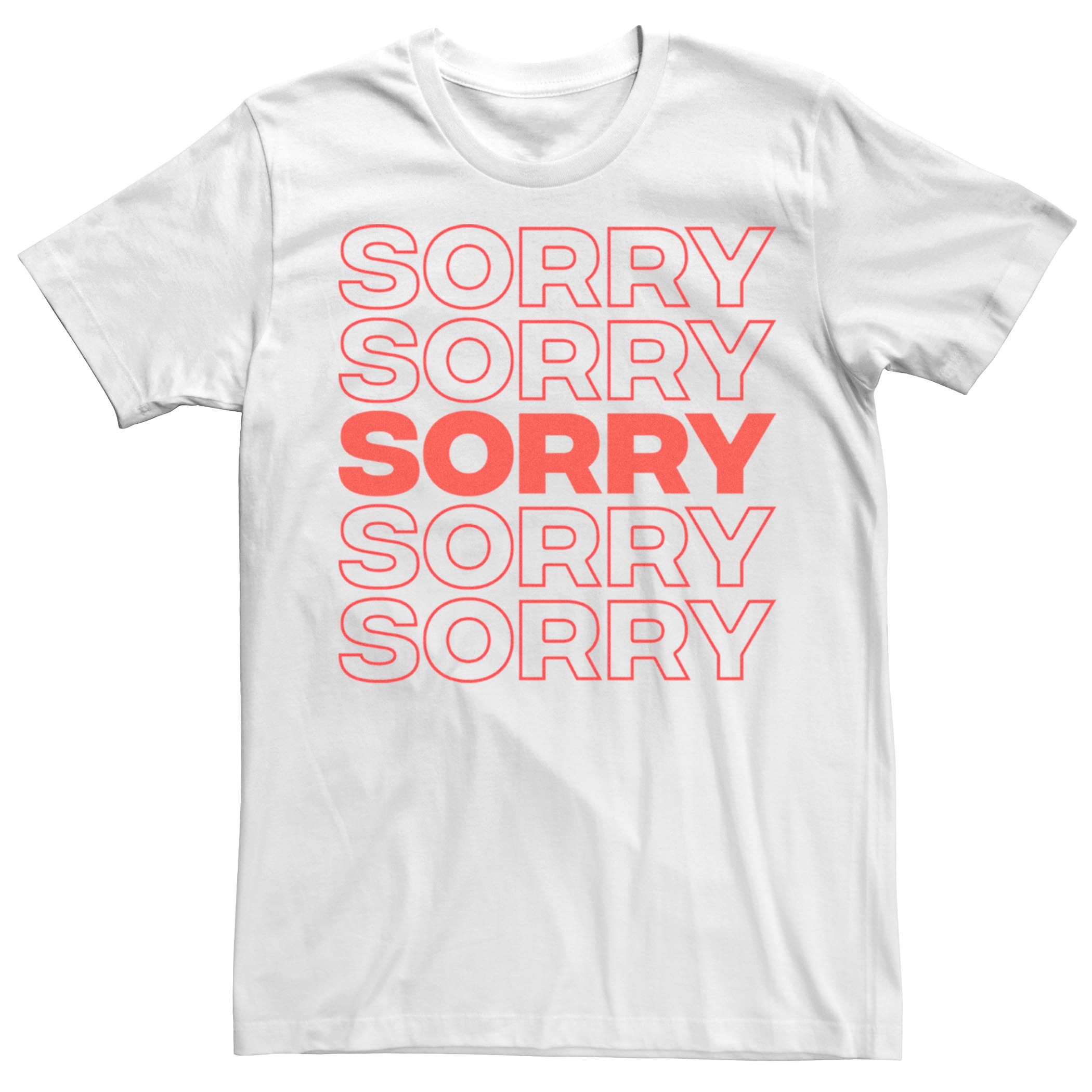 Мужская футболка с надписью «Извини» Fifth Sun