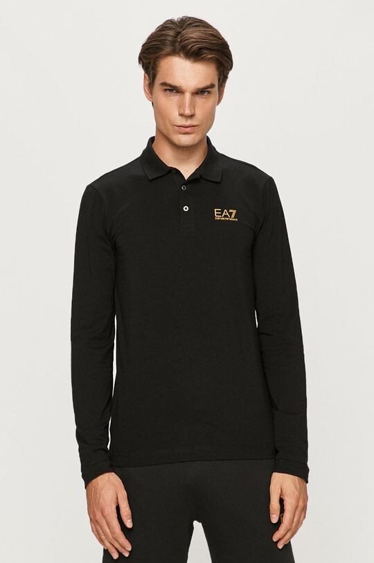 

Рубашка с длинным рукавом EA7 Emporio Armani, черный