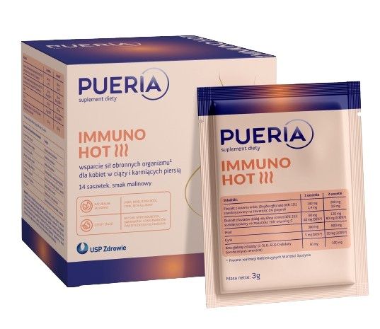 Препарат для беременных и кормящих матерей Pueria Immuno Hot, 14 шт