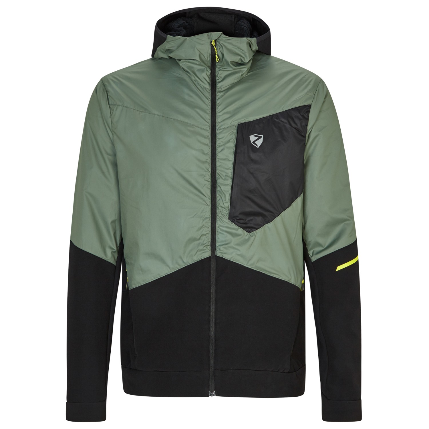 Куртка для беговых лыж Ziener Nikolo, цвет Green Mud