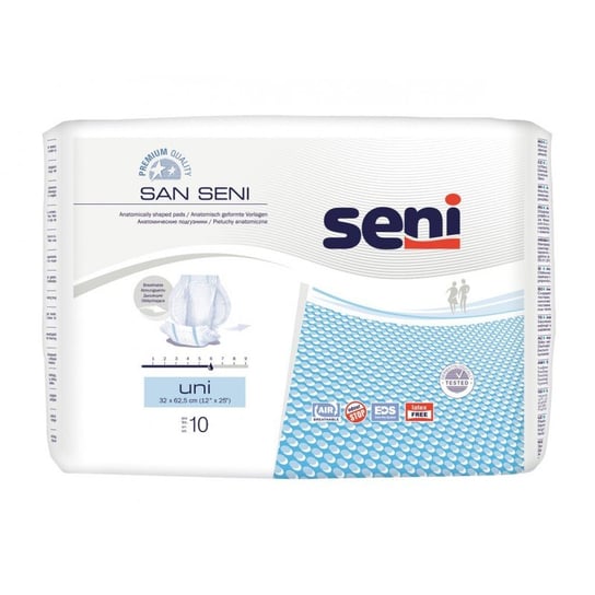 Подгузники San Seni Uni анатомические 32х62,5см 10 шт.