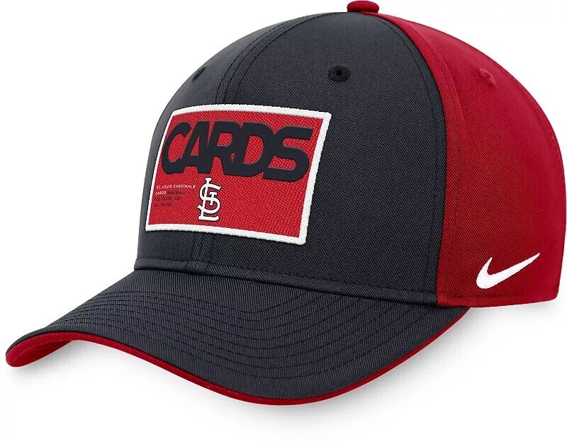 

Темно-синяя классическая регулируемая кепка с застежкой Nike St. Louis Cardinals