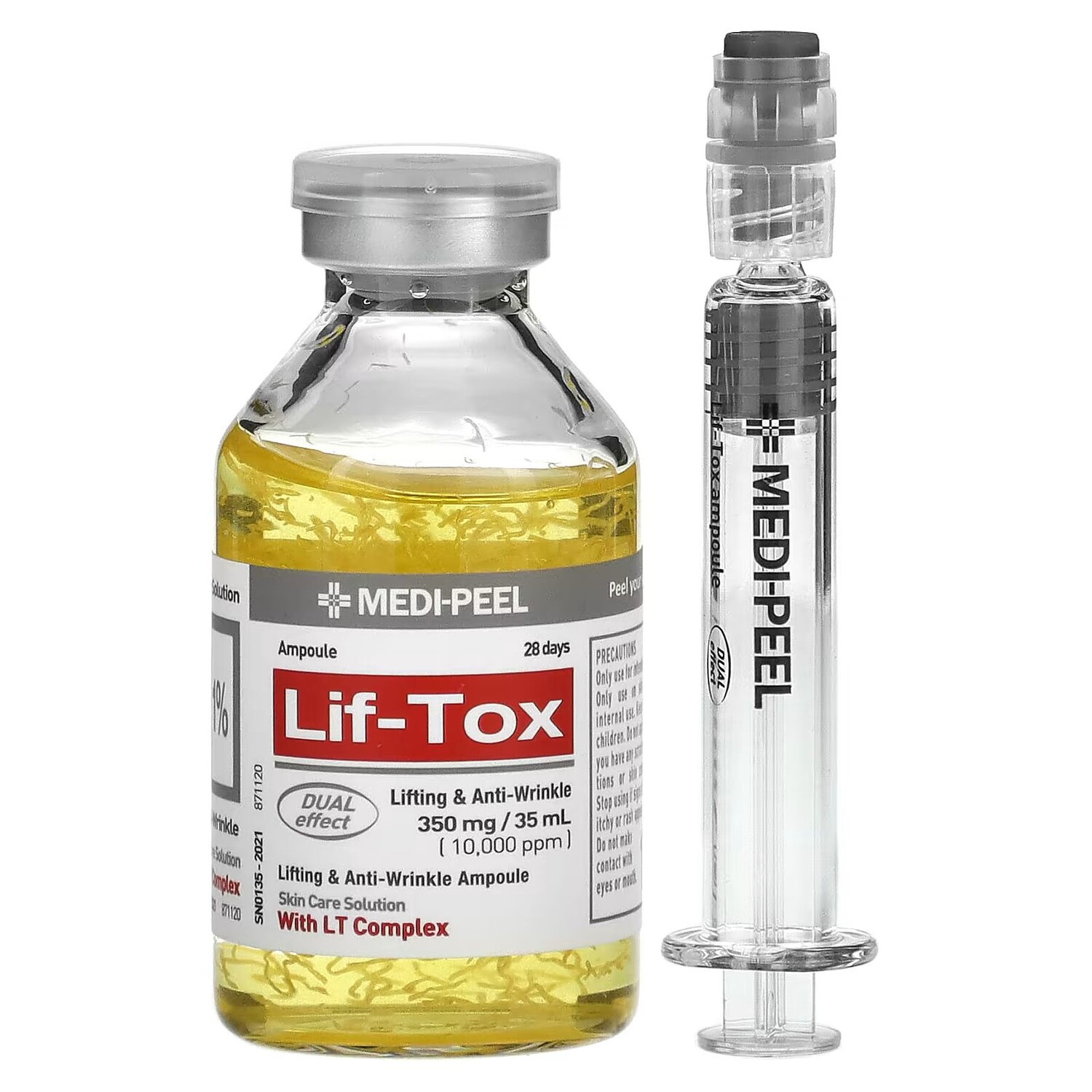 

Lif-Tox, ампула-лифтинг с частицами коллагена, 1,18 жидких унций (35 мл) Medi-Peel