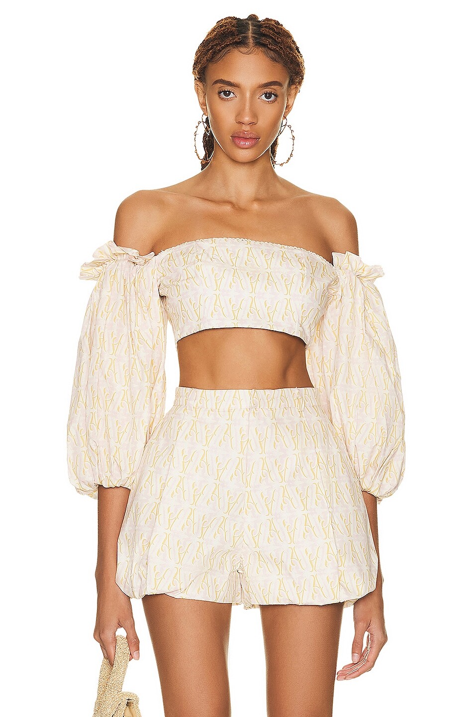 

Топ Agua By Agua Bendita Bermejo Cropped, розовый