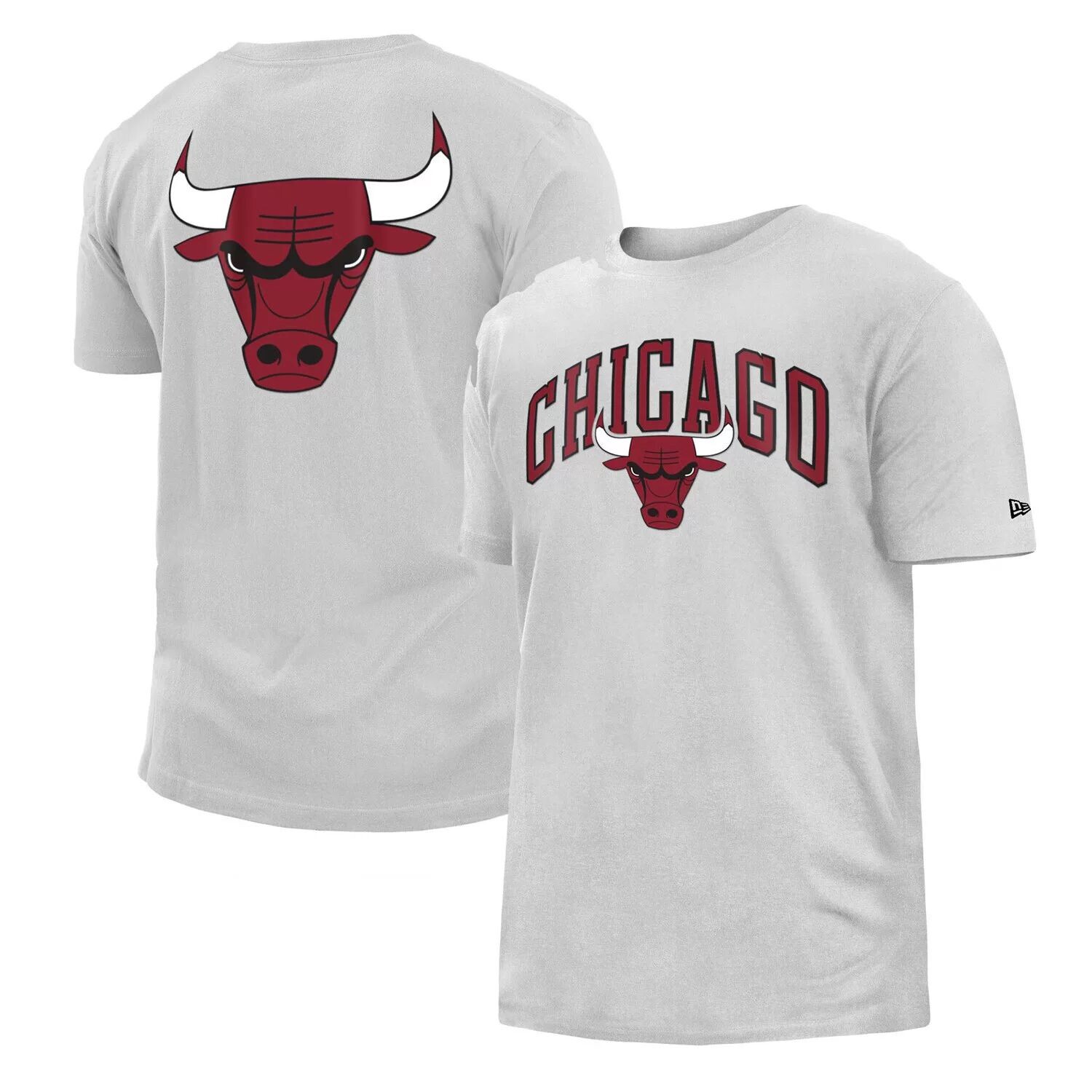 

Мужская белая футболка Chicago Bulls 2022/23 City Edition Big & Tall New Era, Белый