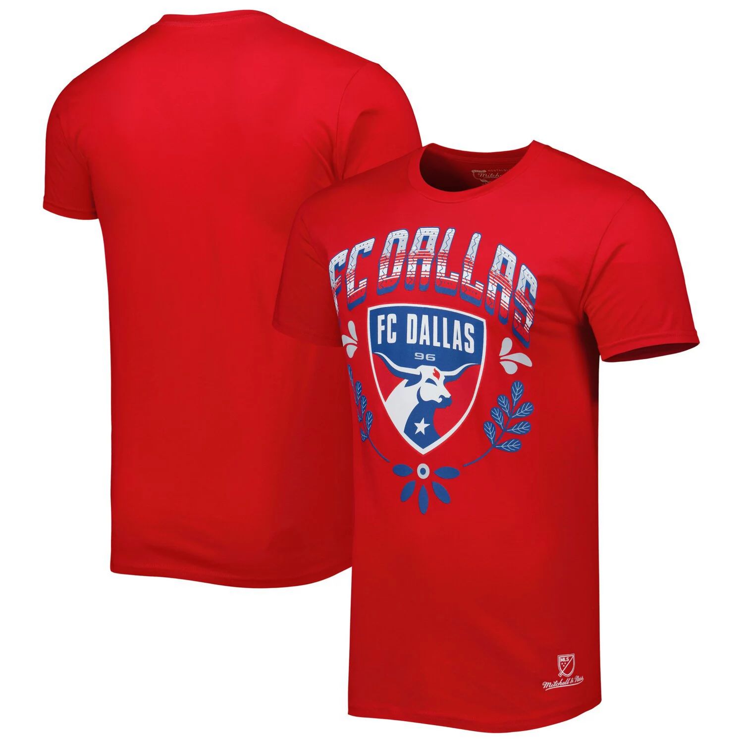 мужская футболка mitchell Мужская красная футболка Mitchell & Ness FC Dallas Serape