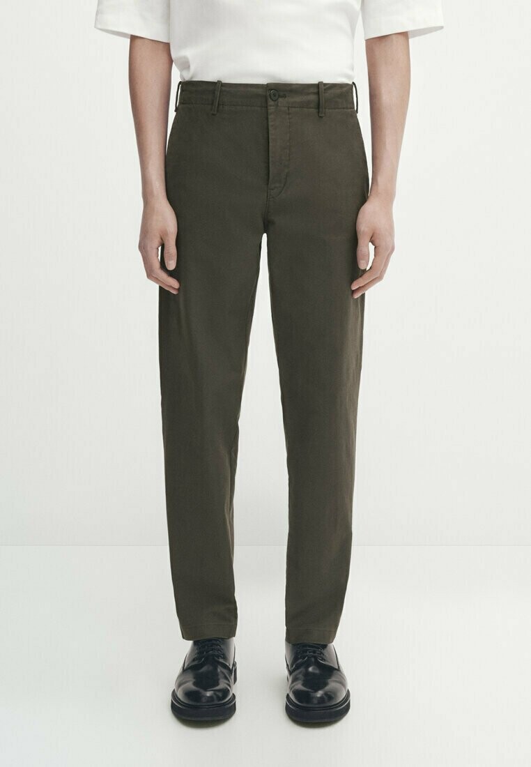 

Чино Micro Massimo Dutti, хаки