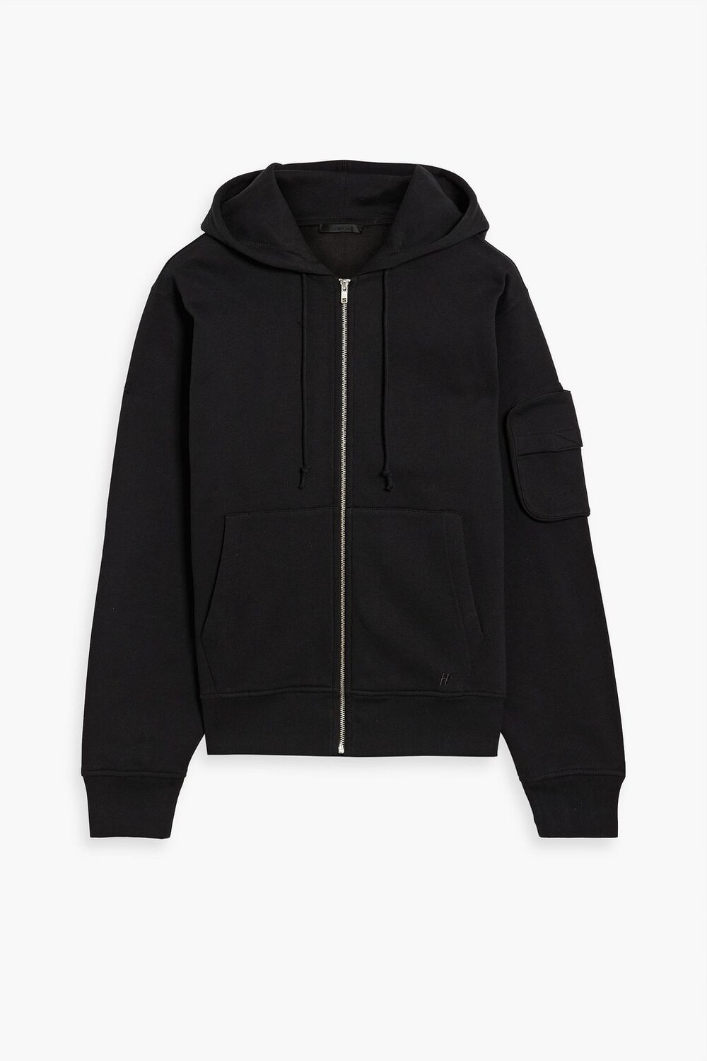 

Толстовка из хлопкового флиса на молнии HELMUT LANG, черный