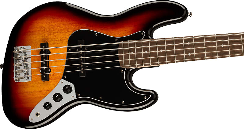 

Басс гитара Squier Affinity Series Jazz Bass V, Laurel Fingerboard, Black Pickguard, 3-Color Sunburst