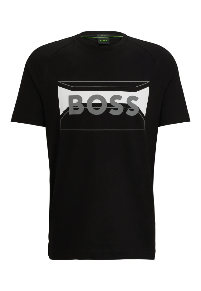 

Футболка tee 2 стандартного кроя Boss, черный