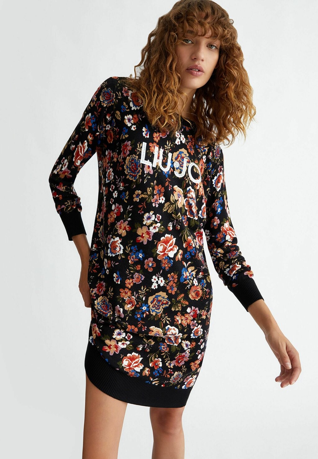 

Платье Point LIU JO FLORAL, цветочный черный