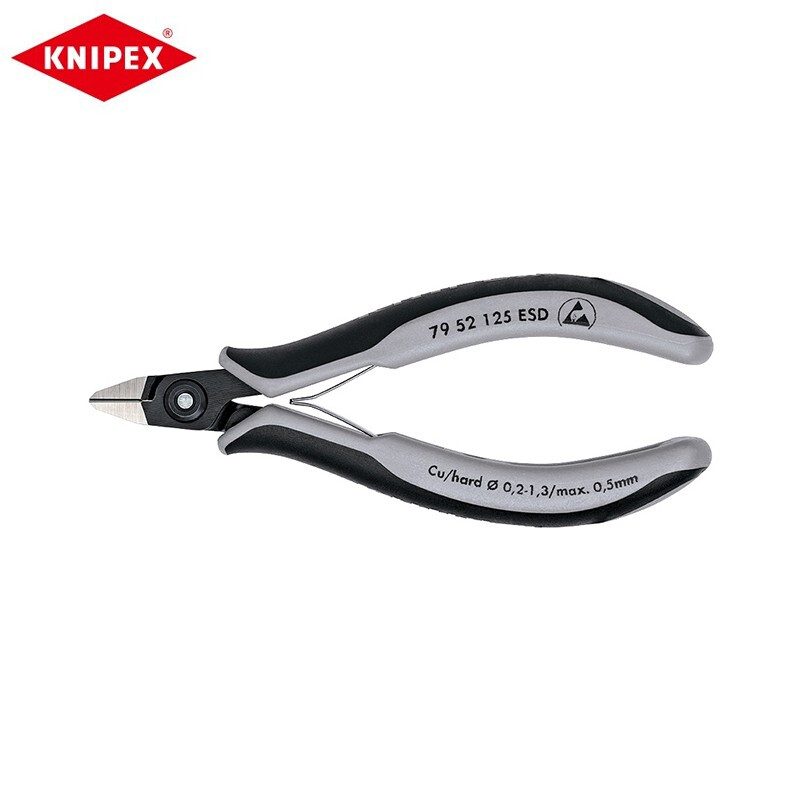 KNIPEX 125 мм электронные диагональные плоскогубцы плоскогубцы для воды ножницы для водяного рта электронные ножницы пластиковые плоскогубцы диагональные плоскогубцы 79 52 125 ESD настройка (срок поставки 4-8 недель)