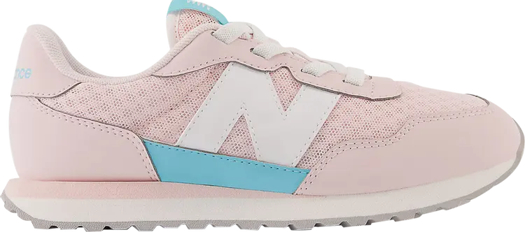 

Кроссовки 237 Bungee Lace Little Kid Wide 'Shell Pink Light Blue', розовый