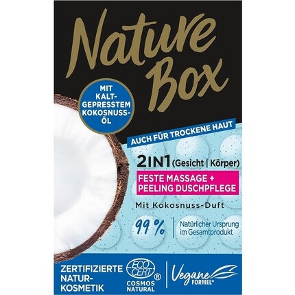 

Exotic твердое средство для душа с ароматом кокоса 100 г, Nature Box
