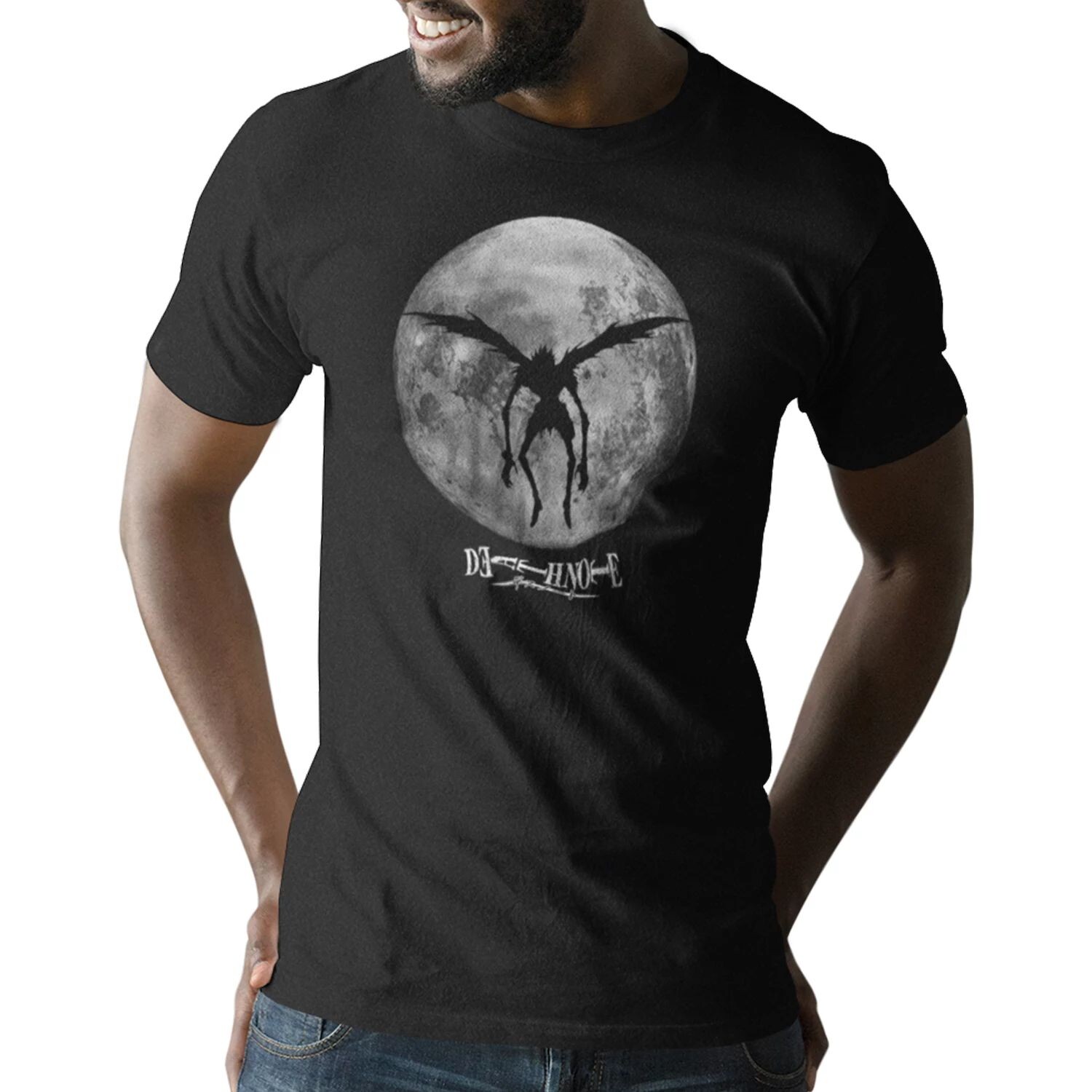 

Мужская футболка с рисунком Death Note Ryuk Moon Licensed Character