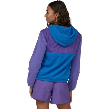 

Флисовая куртка Microdini с капюшоном женская Patagonia, цвет Bayou Blue