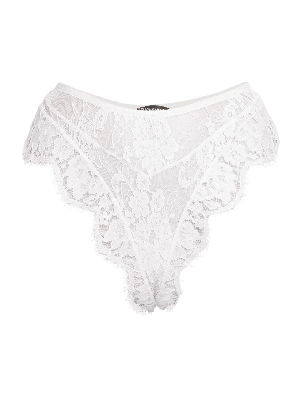 

Кружевные трусы Bianco с высокой талией DOLCE&GABBANA