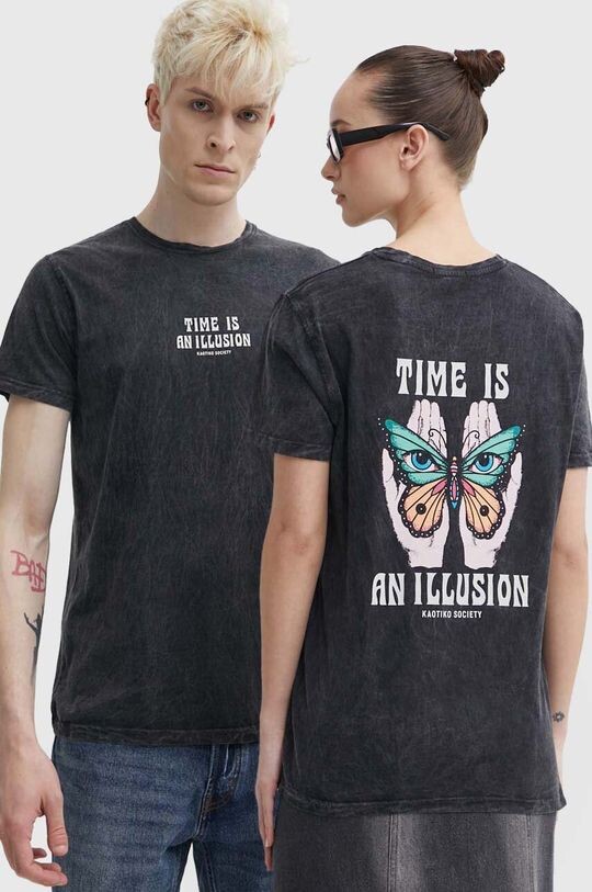 

Хлопковая футболка Kaotiko, черный