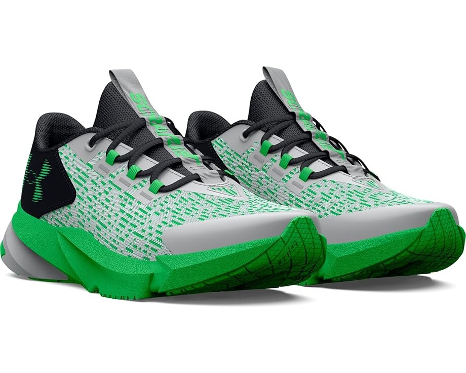 

Кроссовки Under Armour Scramjet 5, цвет Mod Gray/Black/Green Screen