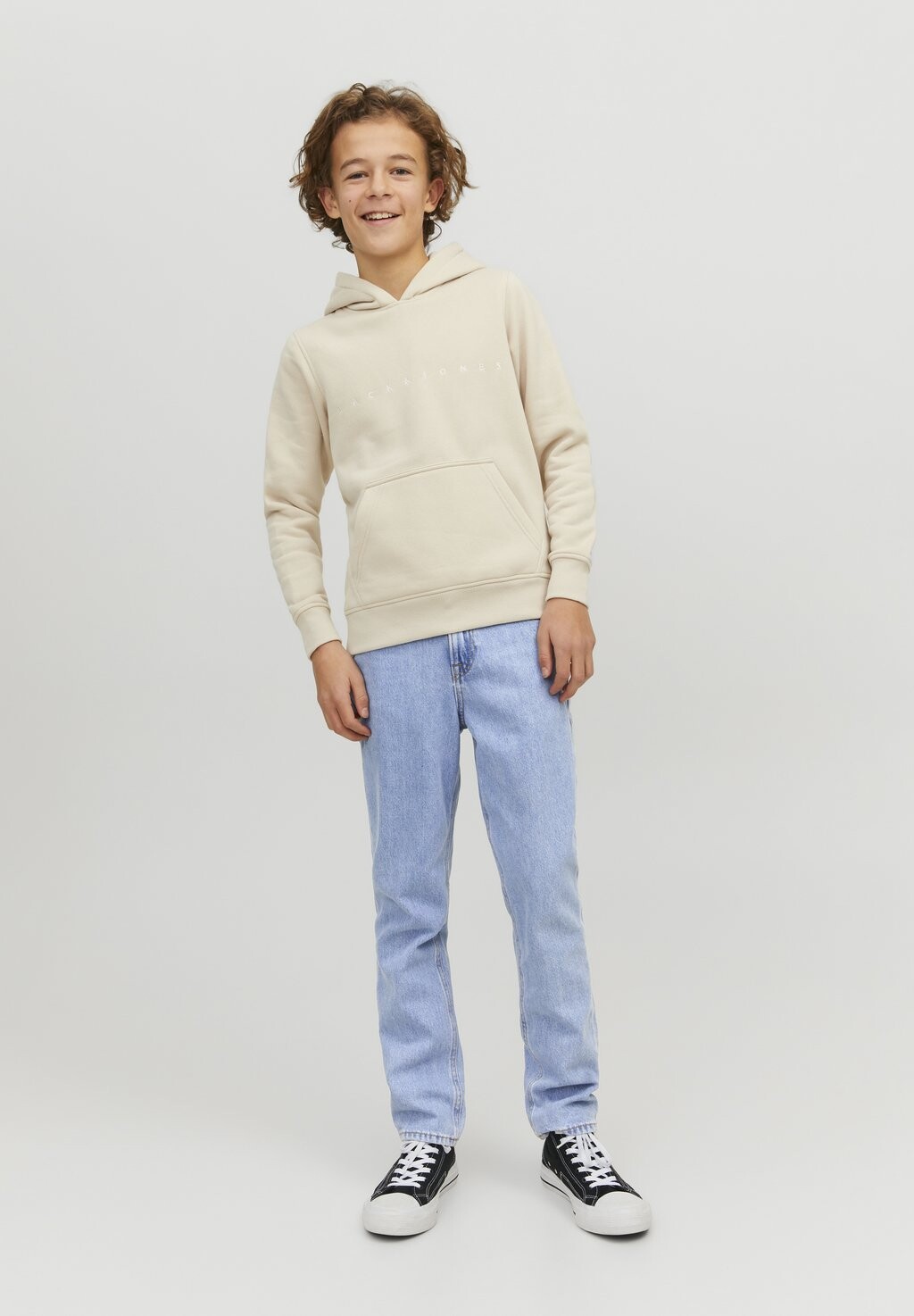 

Прямые джинсы Jack & Jones Junior, светло-синий
